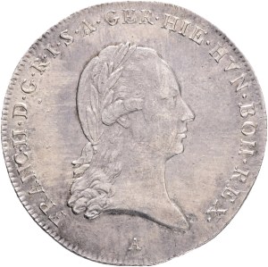 FRANCIS II. 1792-1795 1/4 Kronenthaler 1795 A Vienna, KM#60 Ag.873 7,37g 30mm
