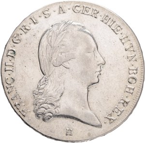 FRANCIS II. 1792-1795 1 Kronenthaler 1794 H Günzburg Lege et Fide, KM#62.1, N&V#486 , Ag.873 29,60g 39mm