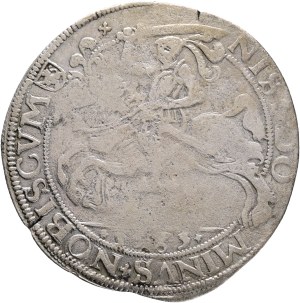 Province of Friesland 1582-1625 6 Stuivers/Snaphaanschelling 1583 Silver Ag.500 5,70g 34mm, Delmonte S#800 R!