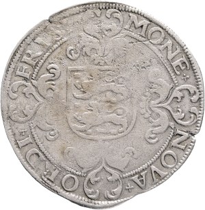 Province of Friesland 1582-1625 6 Stuivers/Snaphaanschelling 1583 Silver Ag.500 5,70g 34mm, Delmonte S#800 R!