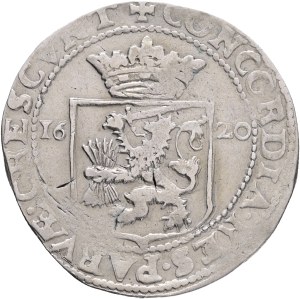 Province of Friesland 1582-1625 1/2 Silver Ducat/ Rijksdaalder 1620 Silver Ag.885 13,99g , Delmonte S#956 R!