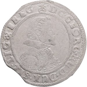 GEORG RUDOLPH 1602-1653 1/4 Thaler 16Z1 Liegnitz - Brieg, Kopicki 5269 Silver 7,00g 30 mm R!