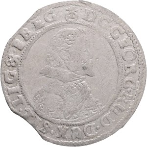 GEORG RUDOLPH 1602-1653 1/4 Thaler 16Z1 Liegnitz - Brieg, Kopicki 5269 Silver 7,00g 30 mm R!