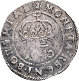 Czech estates 1618-1620 24 Kreuzers 1620 Joachimstahl, mintmaster Centurio Lengefelder, Silver Ag. 7,06g 29mm, KM#228, mintmark Lion head left RRR!