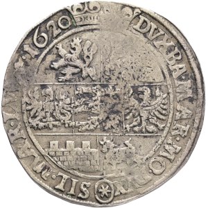 FRIEDRICH von PFALZ 1619-1620 48 Kreuzers 1620 Kuttenberg (Kutná Hora) mintmark Star, KM#256, Ag. 15.0g 34mm R!!!, after defenastration, relative independece of the Bohemian States