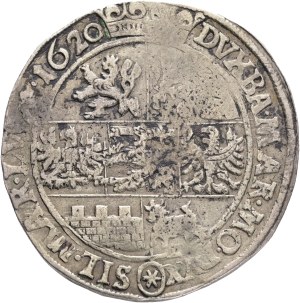 FRIEDRICH von PFALZ 1619-1620 48 Kreuzers 1620 Kuttenberg (Kutná Hora) mintmark Star, KM#256, Ag. 15.0g 34mm R!!!, after defenastration, relative independece of the Bohemian States