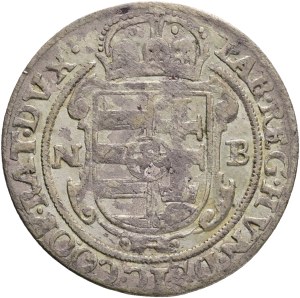 GABRIEL BETHLEN 1613-1629 1 Wide Garas (Groschen) 1625 N-B without dots , Ag. 2,3g 26mm, ÉH# 260, Huszár E# 429, R!