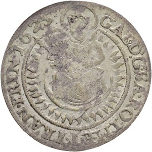GABRIEL BETHLEN 1613-1629 1 Wide Garas (Groschen) 1625 N-B without dots , Ag. 2,3g 26mm, ÉH# 260, Huszár E# 429, R!