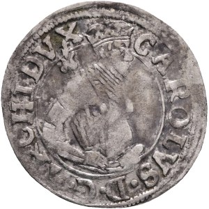 CHARLES II. FRANCIS 1564-1590 2 Kreuzers 1579 Graz, Silver Ag. 1,01g 20mm , MA#65 R!