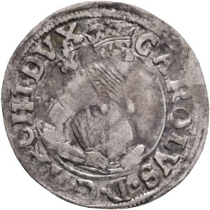 CHARLES II. FRANCIS 1564-1590 2 Kreuzers 1579 Graz, Silver Ag. 1,01g 20mm , MA#65 R!