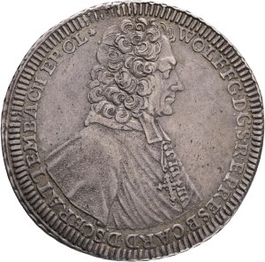 W.HANIBAL of SCHRATTENBACH 1711-1738, 1 Thaler 1726 Bishopric of Olomouc, Kroměříž , Silver Ag.28,32g 44,5mm, var. Star, KM#422, Dav EC III#1219, patina