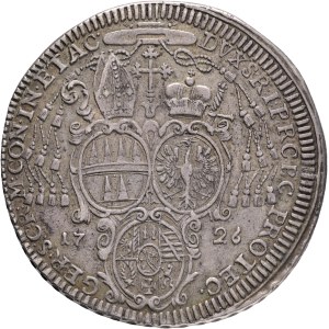 W.HANIBAL of SCHRATTENBACH 1711-1738, 1 Thaler 1726 Bishopric of Olomouc, Kroměříž , Silver Ag.28,32g 44,5mm, var. Star, KM#422, Dav EC III#1219, patina