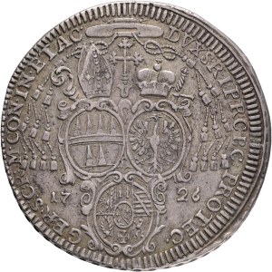 W.HANIBAL of SCHRATTENBACH 1711-1738, 1 Thaler 1726 Bishopric of Olomouc, Kroměříž , Silver Ag.28,32g 44,5mm, var. Star, KM#422, Dav EC III#1219, patina