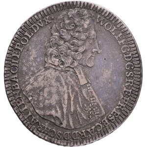 W.HANIBAL of SCHRATTENBACH 1711-1738, 1 Thaler 1728 Bishopric of Olomouc, Kroměříž , Silver Ag.28,30g 41mm, KM# 426, Dav EC III# 1220, patina