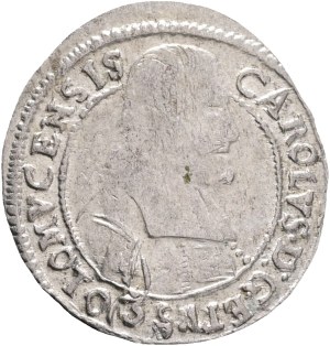 CHARLES II. LIECHTENSTEIN-KASTELKORN 1664-1695, 3 Kreuzers 1669 Vyškov !!!, KM#65.2,227 Ag. 1,64g 21mm, R!!!