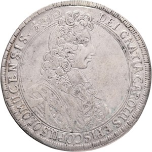 CHARLES III. JOSEPH of LORRAINE 1 Thaler 1705 Kroměříž, KM# 372, Dav EC III# 1209, Ag.889, 28,0g 47mm , R!