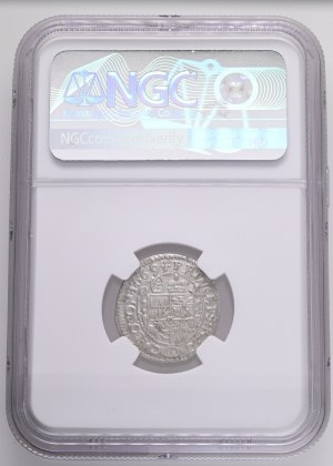 CHARLES II. LIECHTENSTEIN-KASTELKORN 1664-1695 3 Kreuzers 1669 Olmutz KM#227.1 Ag. 1,6g 21mm NGC 6528091-009