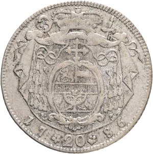 HIERONYMUS von COLLOREDO 1772-1803, 20 Kreuzers 1786 M , KM#431, Zöttl#3276 , Ag.583 6,50g 29mm