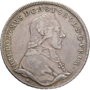 HIERONYMUS von COLLOREDO 1772-1803, 1 Thaler 1781 M type 2 , KM#435, Dav#1263 , Ag.833 27,79g 40mm, Engraver F.X.Matzenkopf