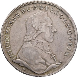 HIERONYMUS von COLLOREDO 1772-1803, 1 Thaler 1781 M type 2 , KM#435, Dav#1263 , Ag.833 27,79g 40mm, Engraver F.X.Matzenkopf