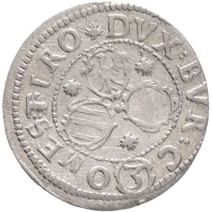 LEOPOLD V. 1626-1632 3 Kreuzer ND Tyrol Hall, Morosini 844 1,87g 20 mm