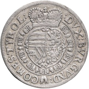 LEOPOLD V. 1619-1632 10 Kreuzer 1632 Hall, Moser-Tursky#479 Ag. 4,33g 29mm
