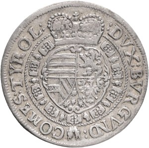 LEOPOLD V. 1619-1632 10 Kreuzer 1632 Hall, Moser-Tursky#479 Ag. 4,33g 29mm