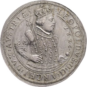 LEOPOLD V. 1619-1632 1 Thaler 1626, Hall Ag. 28.44g 43mm KM#628.1, Dav EC II#3337-8