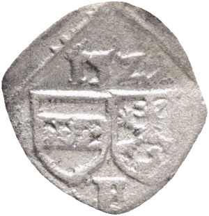 FERDINAND I. 1519-1564 1 Pfennig 1527 Graz, Billon 0,26g 12mm Markl#1830
