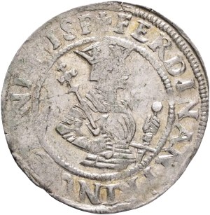 FERDINAND I. 1519-1564, 6 Kreuzers ND 1522-1530 Hall, Markl# 1642, MT# 89, Ag. 2,94g 24mm