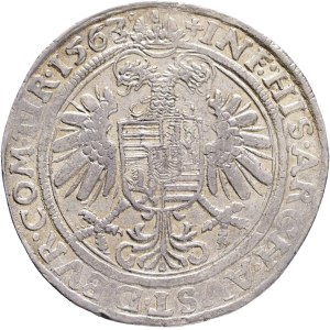 FERDINAND I. 1519-1564 1 Guldenthaler - 60 Kreuzer 1563 Hall, Dav SG# 33, MT# 141, Ag. 24,70g irregular