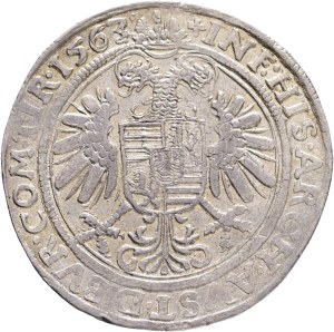 FERDINAND I. 1519-1564 1 Guldenthaler - 60 Kreuzer 1563 Hall, Dav SG# 33, MT# 141, Ag. 24,70g irregular