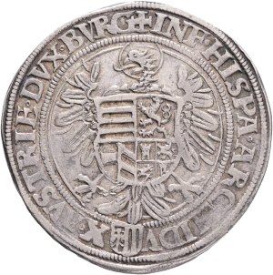 FERDINAND I. 1519-1564 1 Thaler 1543, Linz, Ag. 27,88g 38mm , portrait right with year, RR!, Hippom#104E, Voglh#53