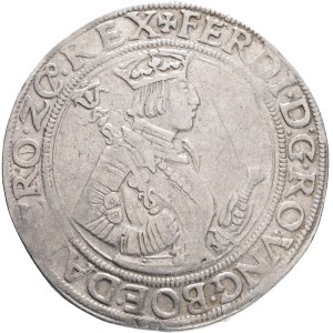 FERDINAND I. 1519-1564 1 Thaler ND Hall, Silver Ag. 28,53g 40mm, Dav EC I# 8026, MT# 114, Markl# 1577-1612