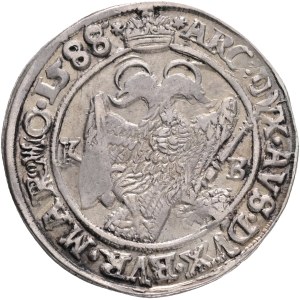 RUDOLPH II. 1576-1608 1/4 Thaler 1588 K.B. Kremnica, ÉH# 802, H# 1046, MB# 266, Ag.875 7,13g 27mm, RR!!!