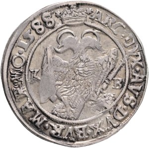 RUDOLPH II. 1576-1608 1/4 Thaler 1588 K.B. Kremnica, ÉH# 802, H# 1046, MB# 266, Ag.875 7,13g 27mm, RR!!!