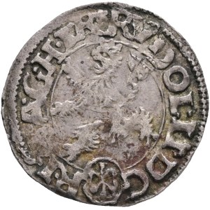 RUDOLPH II. 1576-1608 Maley Groschen Kuttenberg ( Kutná Hora) 1609 mintmaster P.Skréta Sotnovský, Silver Ag. 1,09g 17mm MB# 250, R!