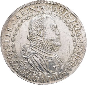 MAXIMILIAN III. 1602-1618 1 Thaler 1613 Hall Silver Ag. 28,88g 40mm , KM# 166, MT# 393, Dav EC II# 3316