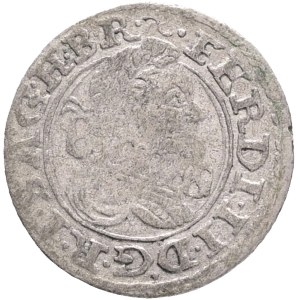 FERDINAND II. 1619-1637 1 Kreutzer 1628 O, KM#577 Billon Ag.312 0,73g 17mm, Olomouc, R!