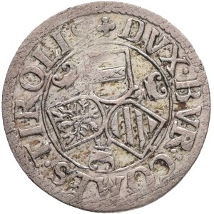 FERDINAND II. 1619-1637 3 Kreutzer, ND, (1577-95), variant BUR COMES TIROLIS, with a ring, MT#241-2 Billon Ag.455 2,38g 22mm