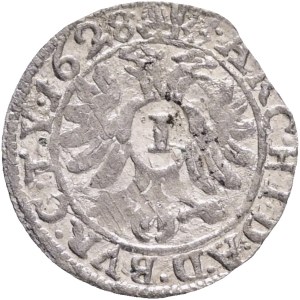 FERDINAND II. 1619-1637 1 Kreuzer 1628 N Mikulov Silver Ag. 0,6g 16mm, Her#1429 RR!!