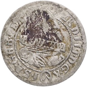 FERDINAND II. 1619-1637 3 Kreuzer 1624 Vienna, KM#256 Ag. 1.67g 20 mm mintmaster Hans Fellner
