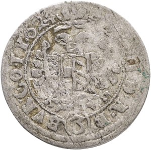 FERDINAND II. 1619-1637 3 Kreuzer 1624 Vienna, KM#256 Ag. 1.67g 20 mm mintmaster Hans Fellner