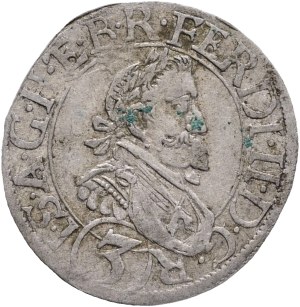 FERDINAND II. 1619-1637 3 Kreuzer 1631 Sankt Veit, KM#1593 1,62g 20 mm mint