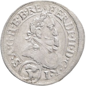 FERDINAND II. 1619-1637 3 Kreuzer 1634 Sankt Veit, Herinek#1131 1,75g 20 mm mint R!