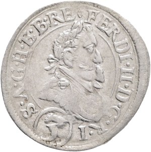 FERDINAND II. 1619-1637 3 Kreuzer 1634 Sankt Veit, Herinek#1131 1,75g 20 mm mint R!