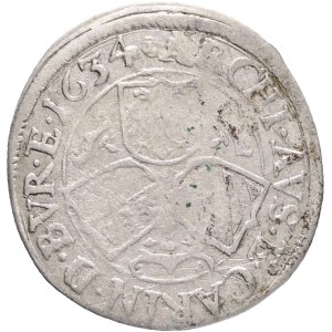 FERDINAND II. 1619-1637 3 Kreuzer 1634 Sankt Veit, Herinek#1131 1,75g 20 mm mint R!