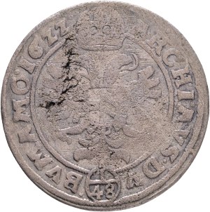 FERDINAND II. 1619-1637, 48 KipperKreuzer 1622 Brünn (Brno) - Mintmaster Peter Herna, KM#311 Ag. 9,22 g 33mm, RR!!!