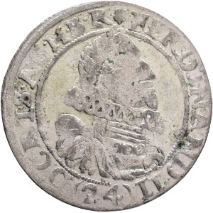 FERDINAND II. 1619-1637, 24 KipperKreuzer 1623 Niesse (Nisa) Halacka#1063, Ag. 4,02g 28mm, R!!!