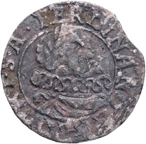 FERDINAND II. 1619-1637 3 Kreuzers 1622 Prague Silver Ag. 0,90g 18mm , MKČ#708, KM#324, R!!